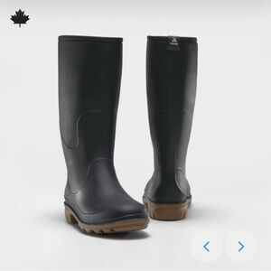 Navy Tall Rubber Boots